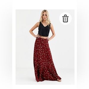 Free People High-waisted Maxi Skirt